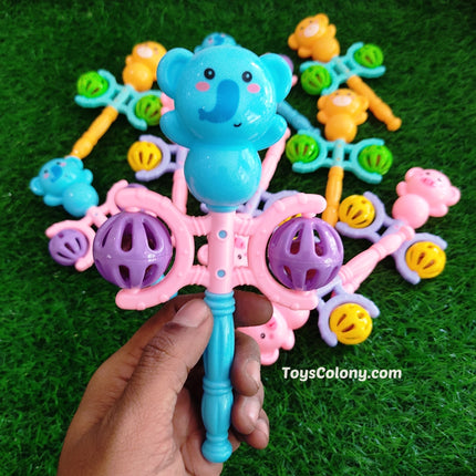 Cute Animal Rattle with Tingling Balls