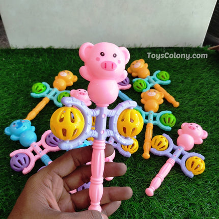 Cute Animal Rattle with Tingling Balls