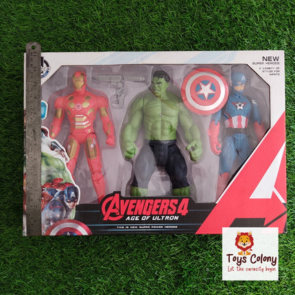 Avengers Super Heroes (Pack of 3)