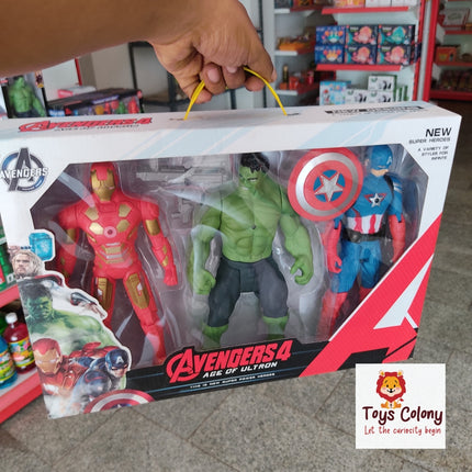 Avengers Super Heroes (Pack of 3)