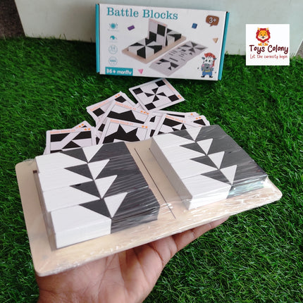 Wooden Battle Blocks - Brain Booster - Puzzle Solving Activity