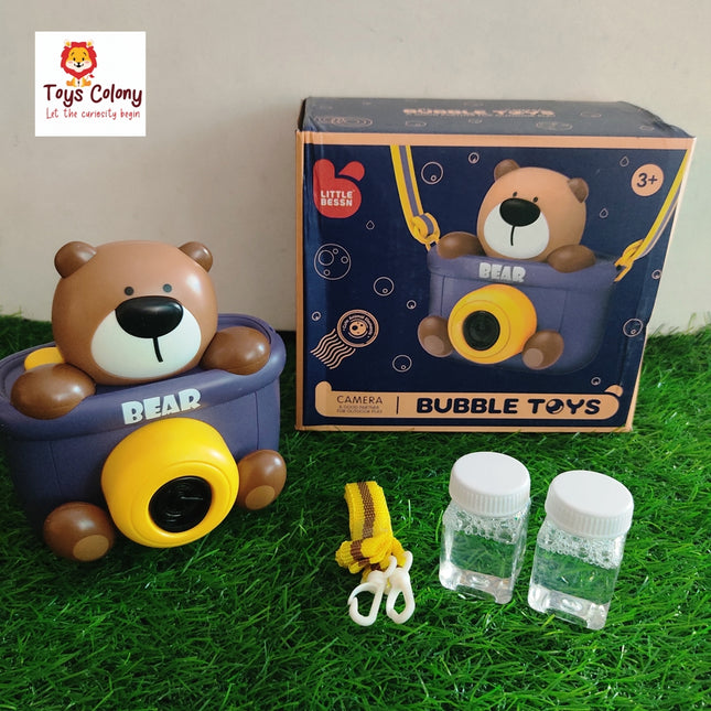 Rechargeable Bubble Camera - Bear Model