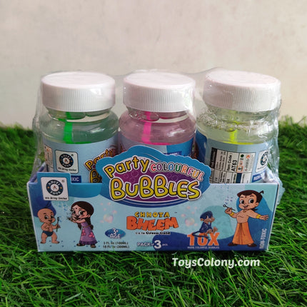 Bubble Solution Bottles (Pack of 3 Bottles)