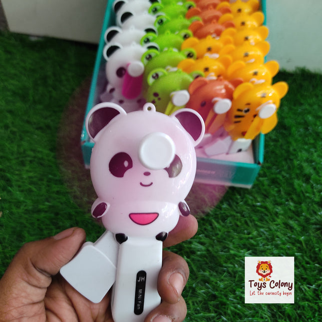 Cute Animals Hand Fan (Pack of 1 Fan)