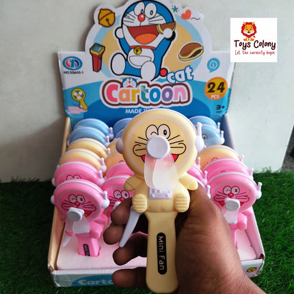 Hand Fan - Doraemon Model (Pack of 1 Fan)