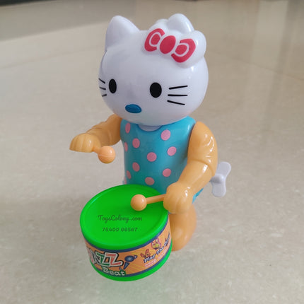 Hello Kitty Playing Drums