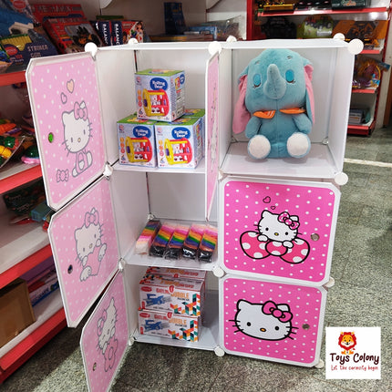 Kids DIY Storage Cabinet - Hello Kitty Theme