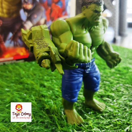 Marvel Avengers Hulk Action Figure with Arm Shooter