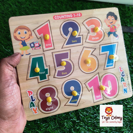 Learning Board - Numbers 1 - 10