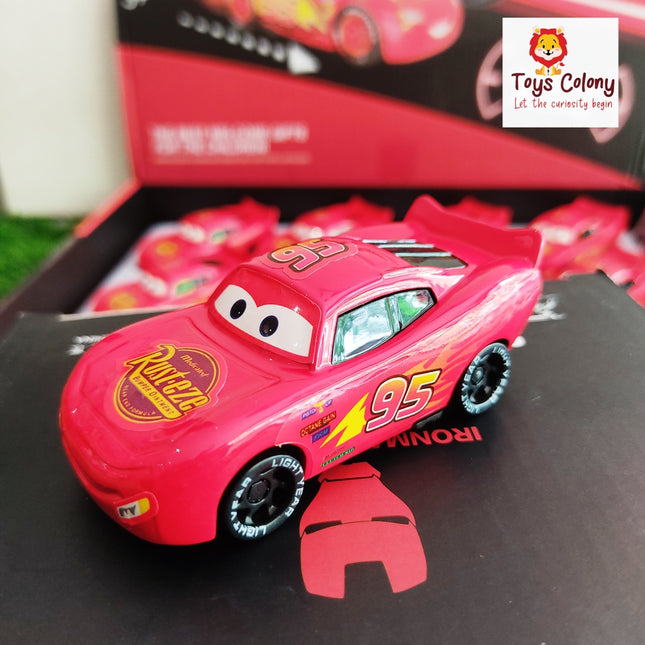 Disney Pixar Lightning McQueen Metal Pull Back Car