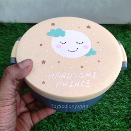 Lunch Box for Kids - Handsome Prince - Round Model