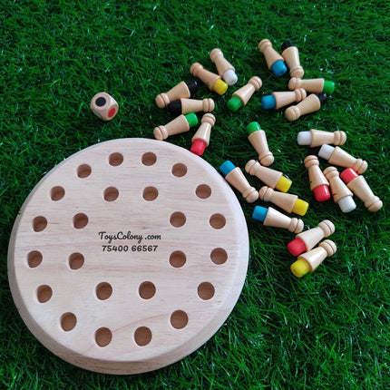 Wooden Memory Chess Game