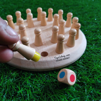 Wooden Memory Chess Game