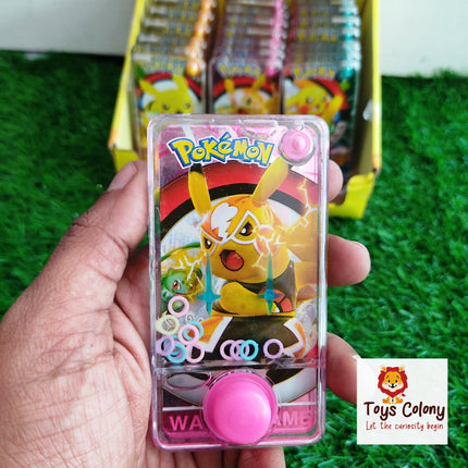 Water Console Game - Pikachu Handheld Toy for Kids & Children