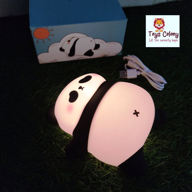 Rechargeable Silicone LED Lamp - Lying Panda