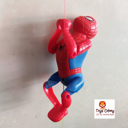 Spiderman Rope Climbing Toy with Wall Hook Sticker