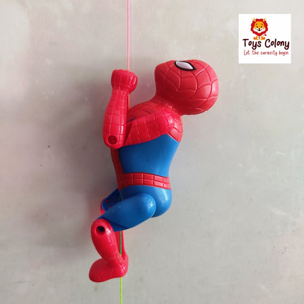 Spiderman Rope Climbing Toy with Wall Hook Sticker