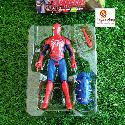 Marvel Avengers Spiderman Action Figure with Arm Shooter