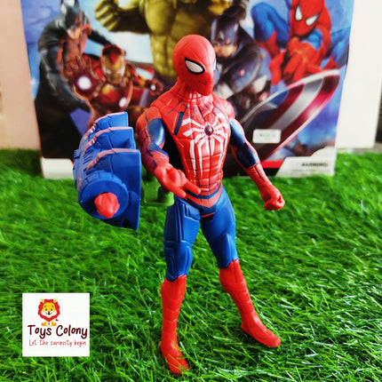 Marvel Avengers Spiderman Action Figure with Arm Shooter