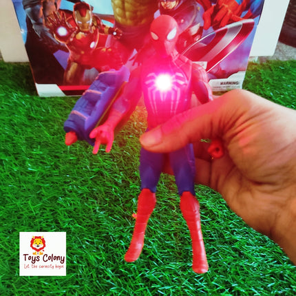 Marvel Avengers Spiderman Action Figure with Arm Shooter