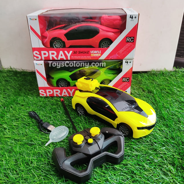 Remote Control Spray Car