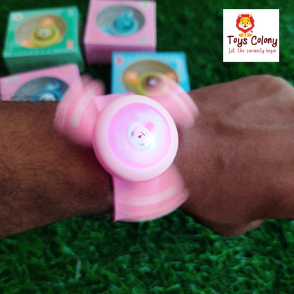 Kids Wrist Band with Light Spinner