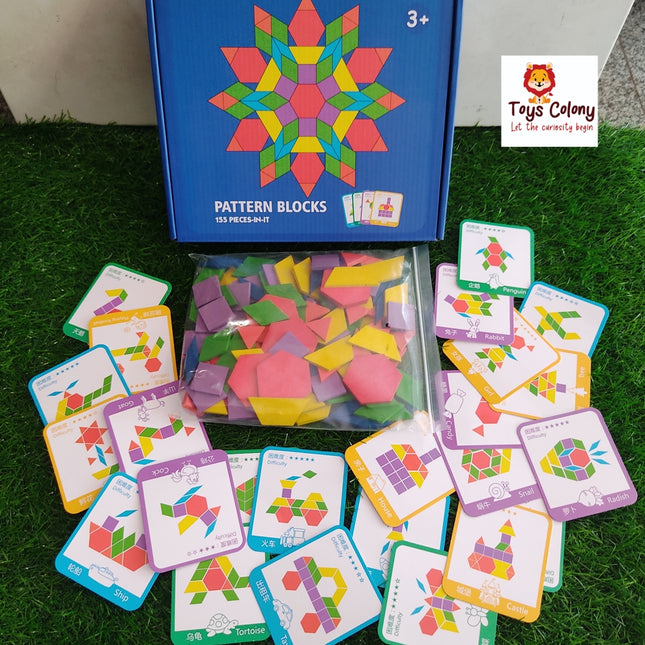 Pattern Blocks - Puzzle Solving Activity