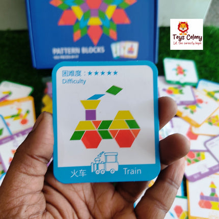 Pattern Blocks - Puzzle Solving Activity