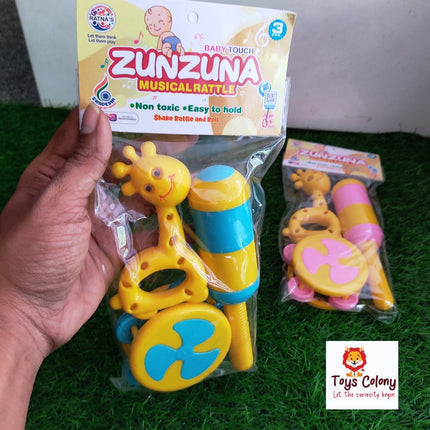 Zun Zuna Musical Rattle (Pack of 3 items)